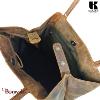 Sac épaule KASZER collection Kansas marron naturel foncé 20007-C6