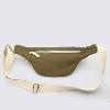 Sacoche banane CASYX, Coton Bio  Vert Olive