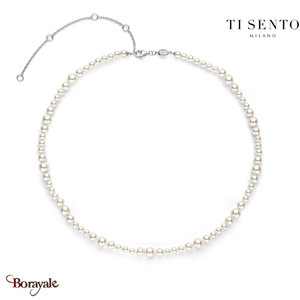 Collier TI Sento Perles coquillage femme 34094PW/42