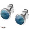 Boucles d'oreilles Apatite, Collection: Cabochon YOLA