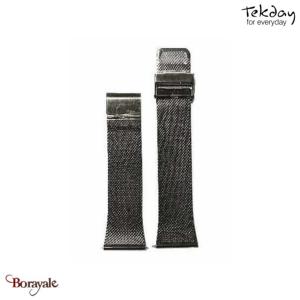 Bracelet TEKDAY Interchangeable Acier milanis gun métal