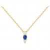 Collier, Gemstar Brand Femme, collection plaqué Or