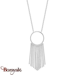 Collier argent 925° rhodié Borayale Collection : Perles d'argent