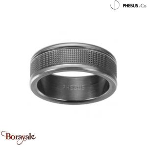 Bague homme Phebus acier argenté taille 60 15-0283-60