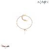 Bracelet Amen Bijoux Porte Bonheur Argent 925° rhodié rose de haute qualité