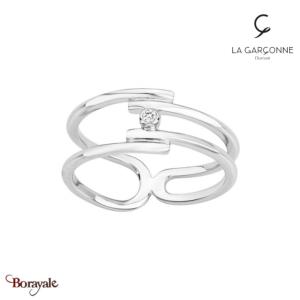 Bague La Garçonne Diamant Délicate entrevue argent 20100019-50