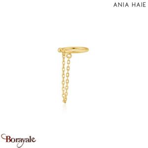 Ear We Go, Manchette d'oreille Argent plaqué Or 14 carats ANIA-HAIE E023-13G
