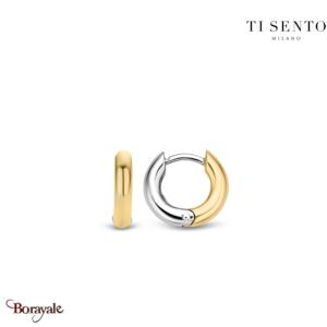 Boucles d'oreilles TI Sento créoles femme 7210SY