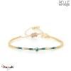 bracelet -Belle mais pas que- collection Green Passion Gold B-1362-GRPASS