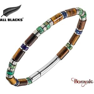 Bracelet All Blacks bijoux Homme acier 682420