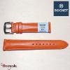 Bracelet de montre Rochet , New York de couleur : orange, 18 mm
