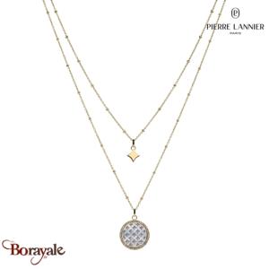 Collier LUNELIA Pierre Lannier BJ30A0211 acier poli de couleur or