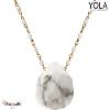 Collier Yola Nature Nature et élégance Acier plaqué IP doré IP-450
