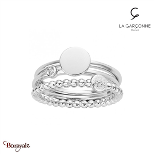 Bague La Garçonne Diamant Etats d'âme argent 20100014-52