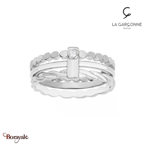 Bague, La Garçonne Diamant Femme, collection Etats d'âme, Taille 54