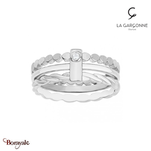 Bague La Garçonne Diamant Etats d'âme argent 20100024-54