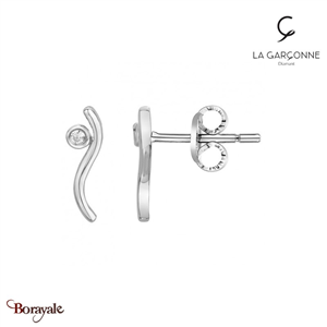 Boucles d'oreilles La Garçonne Diamant La Garçonne Diamant argent 20400019