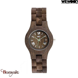 Montre en bois WEWOOD CRISS Mandala Choco rough 70210-521