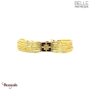 Bracelet Belle mais pas que, Collection: Precious Black B-1885-PB
