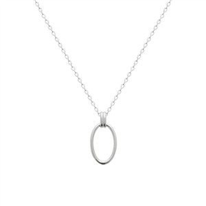 Collier argent 925° rhodié Collection : Les essentielles