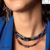 Collier Belle mais pas que, Collection: Kelly Lapis Lazuli et hématite KELL-C4