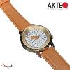Montre AKTEO Art - Musique Violon Stradivarius 38 mm doré ronde AMu14