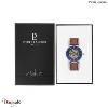 Montre PIERRE LANNIER Collection GAIUS argenté cuir