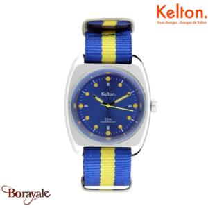 Montre KELTON RC 2 Nato bleu jaune quartz Unisexe 9122462