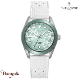 Montre Pierre Lannier BORA Unisexe quartz vert céladon 207K171