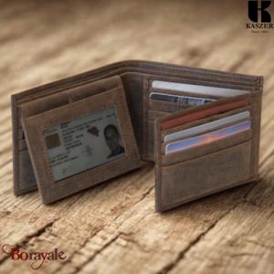 Porte cartes KASZER collection Oregon Marron naturel 512304-MC6