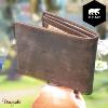 Portefeuille Bear Design en Cuir de vachette brut Brut Collection : brut