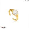 Bague Ania Haie Wild Soul plaqué or 14 carats sur argent R030-04G