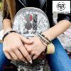 Bracelet Rebel & Rose Heishi - Blanc Vierge - 4mm S, Femme RR-40081-S-S