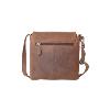 Sac bandoulière KASZER collection Nevada Marron naturel clair touché velours 200