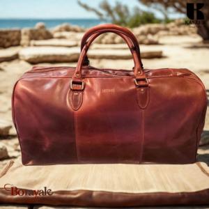 Sac voyages KASZER collection Rhodes cognac foncé 30009-C6