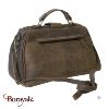 Sac docteur Kaszer collection Kansas en cuir de buffle marron 20051-C6