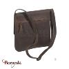 Sac bandoulière kaszer collection Kansas en cuir de buffle marron 20136-C6