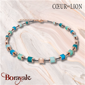 Nuance: 0626, Collier Géo cubes par Cœur de Lion