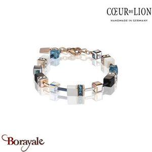 Nuance: 0624 Bracelet Cœur de lion With EUROPEAN CRYSTALS  bijoux