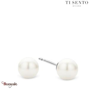 Boucles d'oreilles TI Sento Perles femme 7386PW