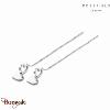 Boucles d'oreilles Rosefield Heart to Heart Femme JEDHS-J687