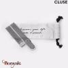 Bracelet Cluse Minuit 16 mm acier maille milanaise CLS345