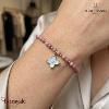 Bracelet RUBYA Pierre Lannier BJ23A1251 acier poli de couleur or