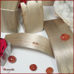 Bracelet Plaqué Or fin Borayale Collection : Les étincelantes