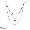 Collier Astoria Pierre Lannier BJ29A0231 acier poli de couleur or