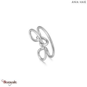 Bague d'oreille Ania Haie Forget Me Knot argent 925° plaqué rhodium de haute qua