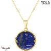 Collier Lapis Lazuli Doré Yola Nature femme