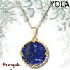 Collier Lapis Lazuli Doré Yola Nature femme