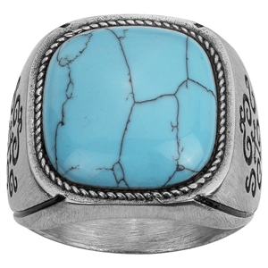 Bague - chevalière, Phébus Homme, collection Legend, Taille 62