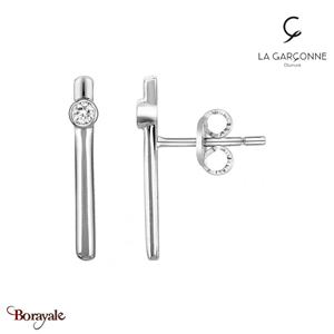 Boucles d'oreilles La Garçonne Diamant Episode Indélébile argent 20400010
